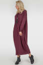 Платье оверсайз бордового цвета 2801.17 No1|интернет-магазин vvlen.com