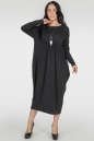 Платье оверсайз темно-серого цвета 2801.17 No3|интернет-магазин vvlen.com
