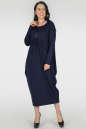 Платье оверсайз синего цвета 2801.17 No0|интернет-магазин vvlen.com
