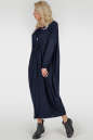 Платье оверсайз синего цвета 2801.17 No3|интернет-магазин vvlen.com
