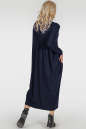 Платье оверсайз синего цвета 2801.17 No5|интернет-магазин vvlen.com