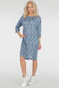 Спортивное платье  голубого цвета 2794-1.42 No1|интернет-магазин vvlen.com