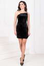 Коктейльное платье-комбинация черного цвета 1000.22 No3|интернет-магазин vvlen.com