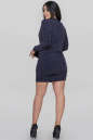 Платье футляр синего цвета 2881.123  No2|интернет-магазин vvlen.com