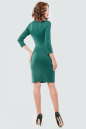 Коктейльное платье футляр темно-зеленого цвета 1578-2.47 No2|интернет-магазин vvlen.com
