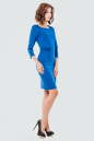 Коктейльное платье футляр электрика цвета 1578-2.47 No1|интернет-магазин vvlen.com