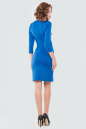 Коктейльное платье футляр электрика цвета 1578-2.47 No2|интернет-магазин vvlen.com