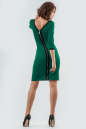 Коктейльное платье футляр темно-зеленого цвета 2581.47 No2|интернет-магазин vvlen.com