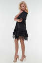 Летнее платье с длинной юбкой черного цвета 16124vl1 No1|интернет-магазин vvlen.com