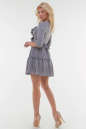 Летнее платье с длинной юбкой серо-фиолетового цвета 16121vl1 No2|интернет-магазин vvlen.com