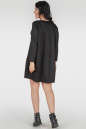 Платье туника черного цвета 420  No2|интернет-магазин vvlen.com