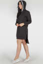 Платье туника черного цвета 381  No1|интернет-магазин vvlen.com