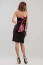 Коктейльное платье с открытыми плечами черного цвета 653.2 No2|интернет-магазин vvlen.com