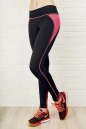 Лосины для фитнеса черного с розовым цвета 2311.67 No0|интернет-магазин vvlen.com