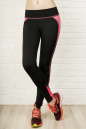 Лосины для фитнеса черного с розовым цвета 2311.67 No1|интернет-магазин vvlen.com