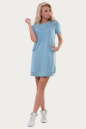 Спортивное платье  голубого цвета 6001 No1|интернет-магазин vvlen.com