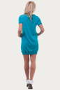 Спортивное платье  бирюзового цвета 6001 No3|интернет-магазин vvlen.com