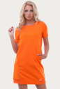 Спортивное платье  оранжевого цвета 6001|интернет-магазин vvlen.com
