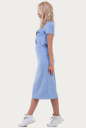 Летнее спортивное платье голубого цвета 6002-1 No1|интернет-магазин vvlen.com