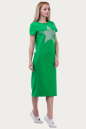 Спортивное платье  зеленого цвета 6002-1 No1|интернет-магазин vvlen.com