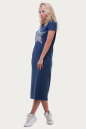 Спортивное платье  синего цвета 6002-1 No1|интернет-магазин vvlen.com