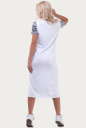 Спортивное платье  белого цвета 6002 No2|интернет-магазин vvlen.com