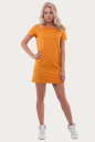 Спортивное платье  желтого цвета 6003 No1|интернет-магазин vvlen.com